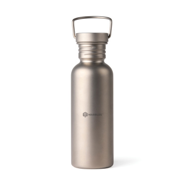 Logotrade liikelahja mainoslahja kuva: Nordic Drift Trail -ultrakevyt titaanijuomapullo 600 ml
