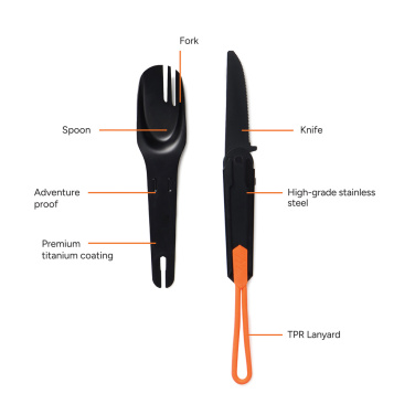 Logotrade liikelahjat kuva: Nordic Drift Trail 4-in-1 -retkiaterimet