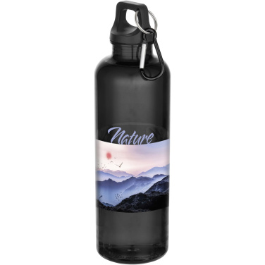 Logo trade liikelahjat mainoslahjat kuva: Oregon 750 ml:n RCS-kierrätetystä muovista valmistettu vesipullo jousihaalla