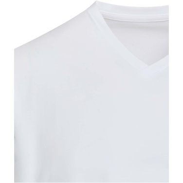 Logo trade liikelahjat mainoslahjat kuva: Balfour lyhythihainen, OCS-sertifioitu V-aukkoinen unisex-t-paita 200 g/m²:n kankaasta