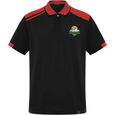 Logo trade liikelahja mainoslahja tuotekuva: Samurai antibakteerinen lyhythihainen unisex-poolopaita 160 g/m2