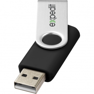 Logotrade reklaminės dovanos nuotrauka: Pasukti pagrindinę 16 GB USB atmintinę