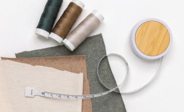 Logotrade dovana nuotrauka: RCS perdirbto plastiko ir bambuko siuvimo juosta