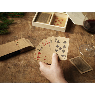 Logotrade dovana nuotrauka: Perdirbtos žaidimo kortos Double X-Mas