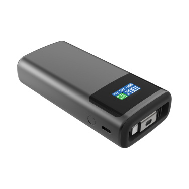 Logotrade firminės dovanos nuotrauka: „Quantum RCS“ itin greita PD45W 10 000 mAh išorinė baterija su ekranu