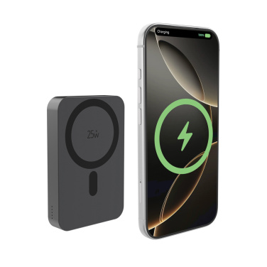 Logotrade reklaminiai produktai nuotrauka: „Quantum RCS“ itin greita 10 000 mAh magnetinė 25 W išorinė baterija