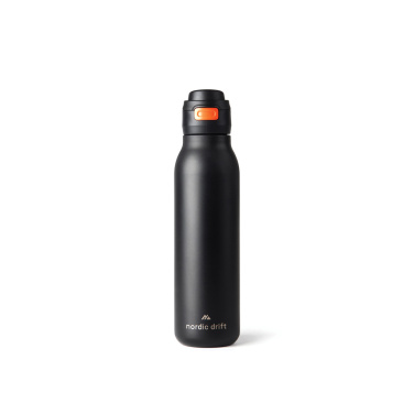 Logotrade reklaminiai produktai nuotrauka: Nordic Drift Trail RCS viensienis vandens butelis 750 ml
