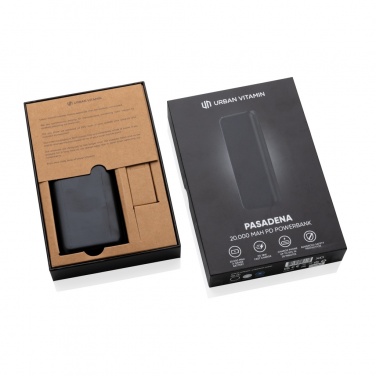 Logotrade dāvanas foto: Urban Vitamin Pasadena 20 000 mAh 18W PD barošanas bloks