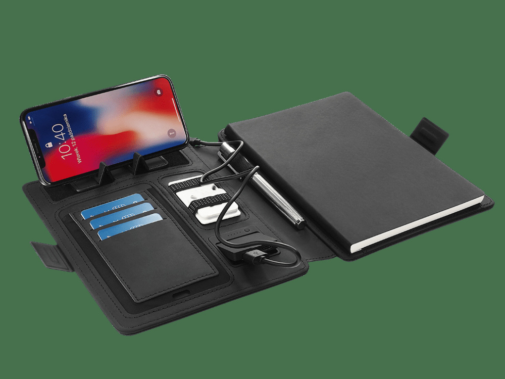 Logotrade Ideja dāvanas foto: HERMANO Power Bank organizators 54713000