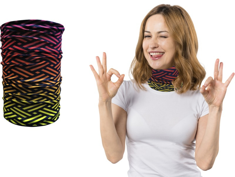 Logotrade dāvanas foto: Caurules šalles sublimācijas multišalle145 g/m²