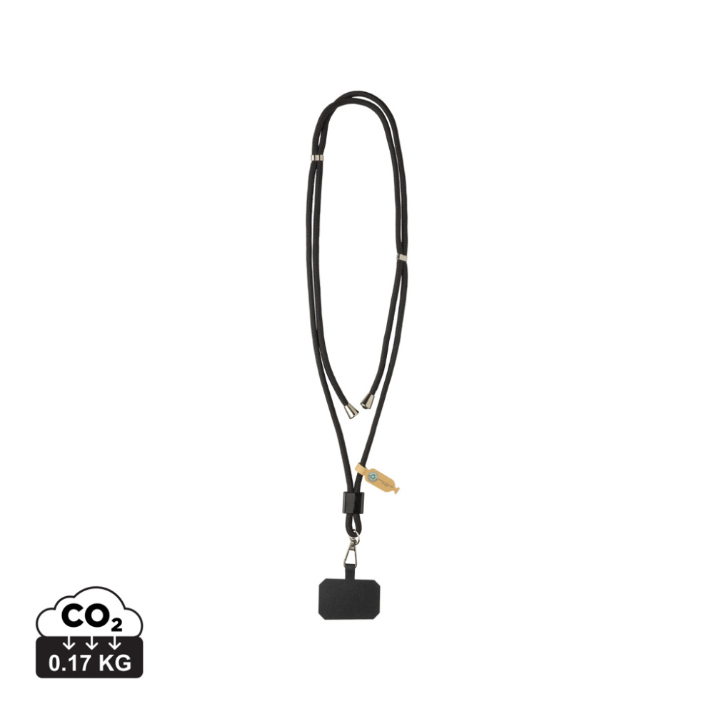 Logotrade Ideja dāvanas foto: CarryLoop RCS pārstrādāta PET regulējama telefona turētāja aukliņa