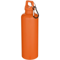 Oregon 750 ml vienkrāsaina RCS pārstrādātas plastmasas ūdens pudele ar karabīni, Oranžs