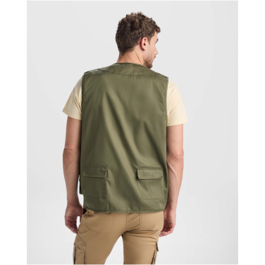 Logotrade ziemassvētku dāvanas foto: Venera 200 g/m2 V veida kakla izgriezuma darba veste ar daudzkabatām
