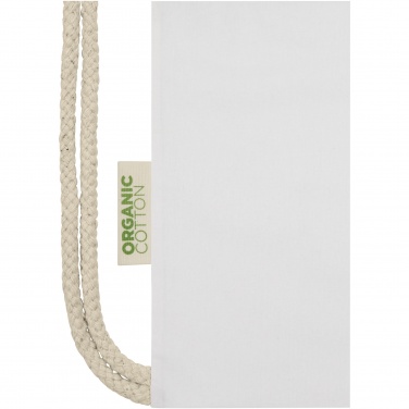Лого трейд pекламные cувениры фото: Orissa 100 g/m² organic cotton drawstring bag 5L