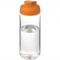 H2O Active® Octave Tritan™ Спортивная бутылка объемом 600 мл с откидывающейся крышкой , Прозрачный / Оранжевый