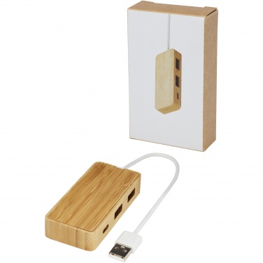 Логотрейд бизнес-подарки картинка: USB-концентратор Tapas из бамбука