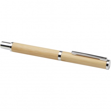 Логотрейд pекламные подарки картинка: Подарочный комплект из шариковой ручки и ручки-роллера Apolys из бамбука 