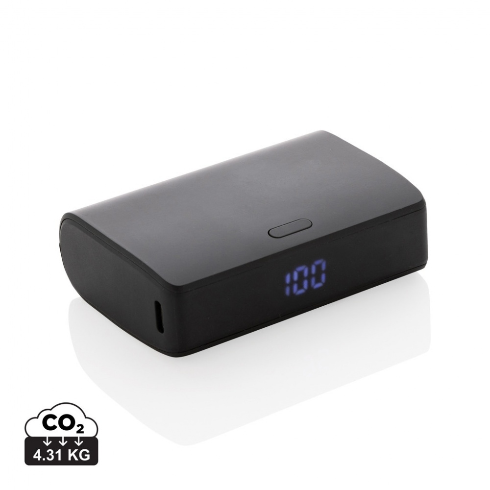 Логотрейд бизнес-подарки картинка: FlashCharge RCS rplastic 10000 мАч быстрая зарядка powerbank
