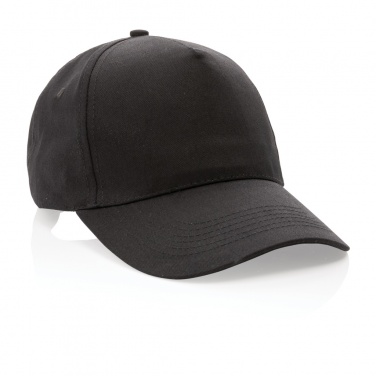 Логотрейд pекламные подарки картинка: Кепка Impact 5 panel 190gr из переработанного хлопка с трассером AWARE™