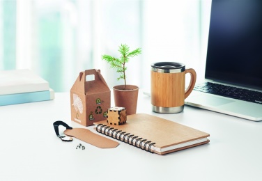 Логотрейд pекламные cувениры картинка: Pine tree notebook
