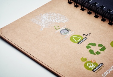 Логотрейд pекламные продукты картинка: Pine tree notebook