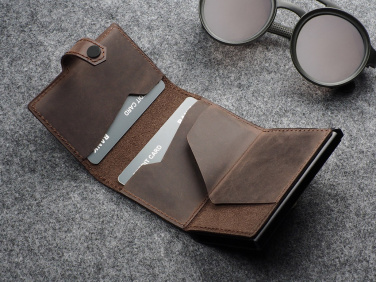 Логотрейд бизнес-подарки картинка: Бумажник с радиометкой - Hunter Leather 2109284