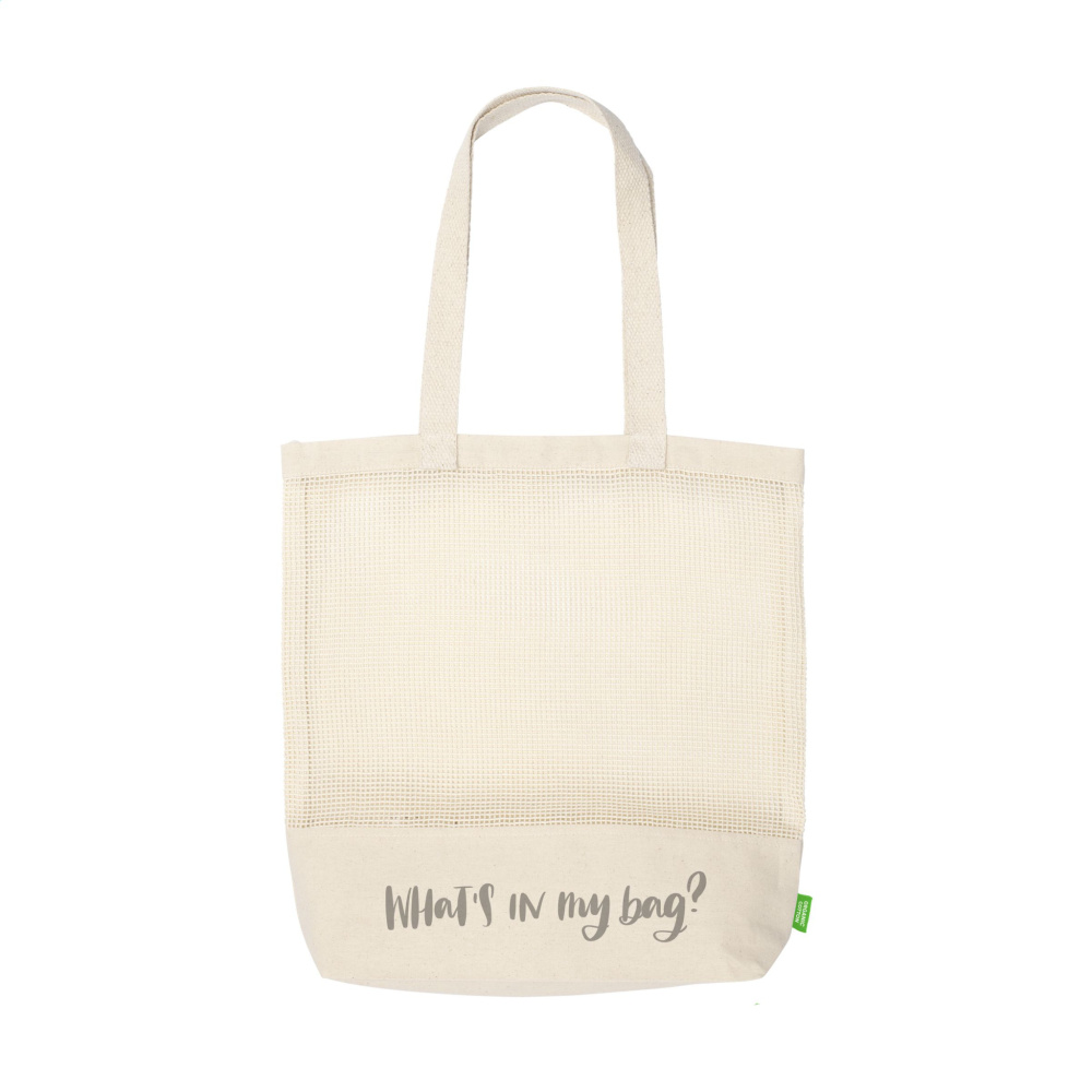 Лого трейд pекламные cувениры фото: Сумка для покупок Natura Organic Mesh Shopper (180 г/м²)