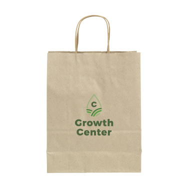 Лого трейд бизнес-подарки фото: Мешок Leaf It Bag из переработанной травы (90 г/м²) S