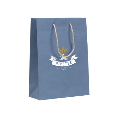 Лого трейд pекламные cувениры фото: Сумка Leaf It Bag из переработанных джинсовых волокон (180 г/м²) M