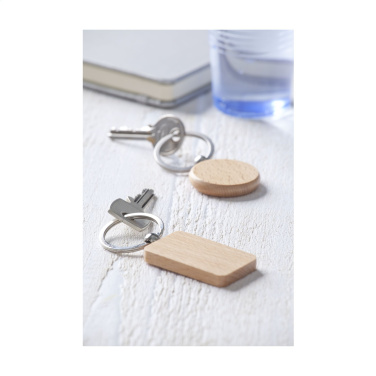 Лого трейд pекламные продукты фото: Брелок WoodKey Circle