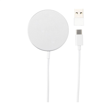 Лого трейд pекламные подарки фото: Беспроводное зарядное устройство Force MagSafe 10 Вт из переработанного материала