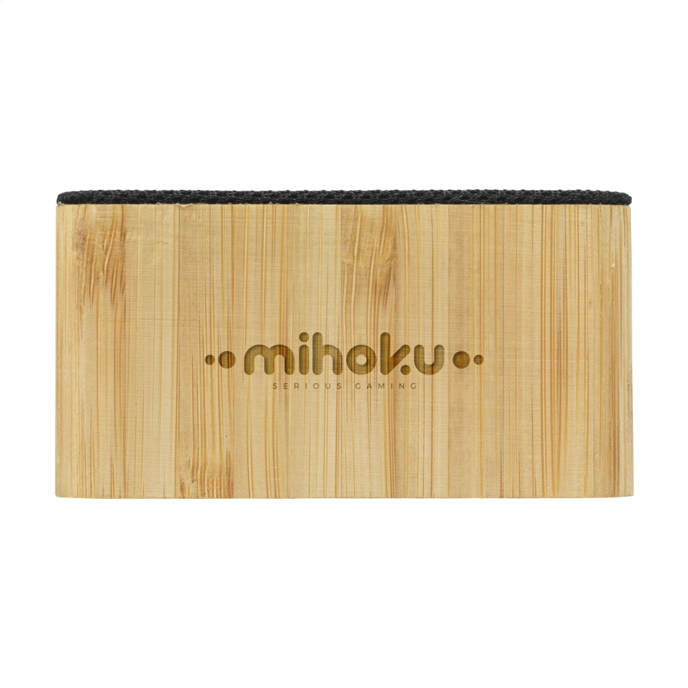 Лого трейд бизнес-подарки фото: Беспроводной динамик Sonido 5W Bamboo