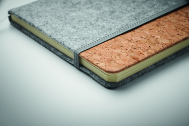 Лого трейд бизнес-подарки фото: A5 RPET cork notebook