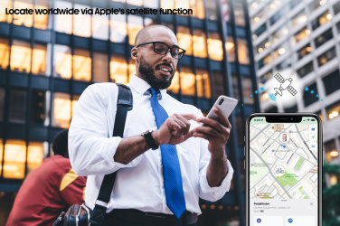 Лого трейд бизнес-подарки фото: Велосипедный звонок Pedalfinder с определением местоположения по всему миру