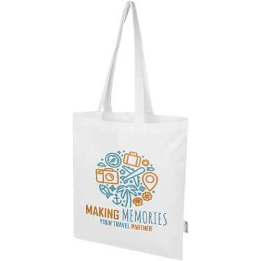 Лого трейд pекламные подарки фото: Madras Blend эко-сумка из переработанного хлопка GRS плотностью 140 г/м² объемом 7 л