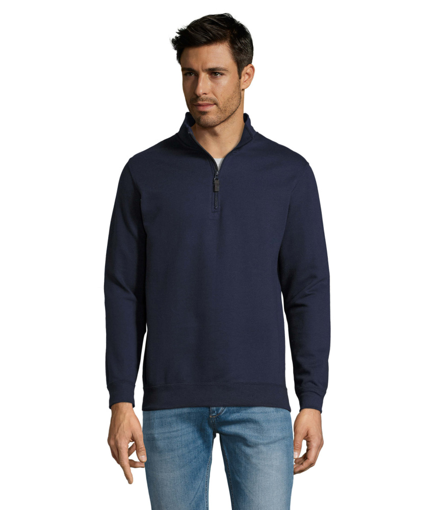 Лого трейд бизнес-подарки фото: STAN Sweat Zip Collar 260