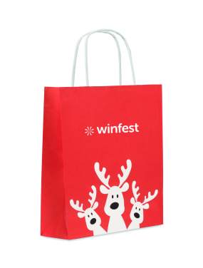 Лого трейд бизнес-подарки фото: Gift paper bag small
