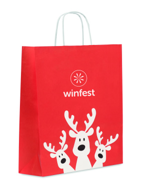 Логотрейд pекламные cувениры картинка: Gift paper bag large