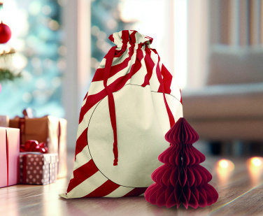 Лого трейд pекламные подарки фото: Large Santa cotton bag