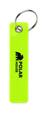 Лого трейд pекламные cувениры фото: Reflective key ring in PVC