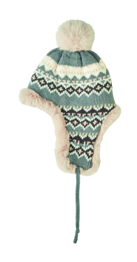 Лого трейд pекламные продукты фото: Knitted beanie with ear flap