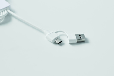 Логотрейд бизнес-подарки картинка: 2 in 1 charging cable type-C