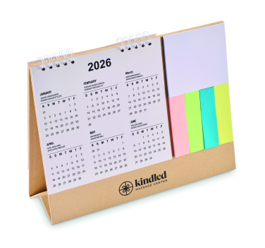 Лого трейд pекламные cувениры фото: Desk calendar with memo pad