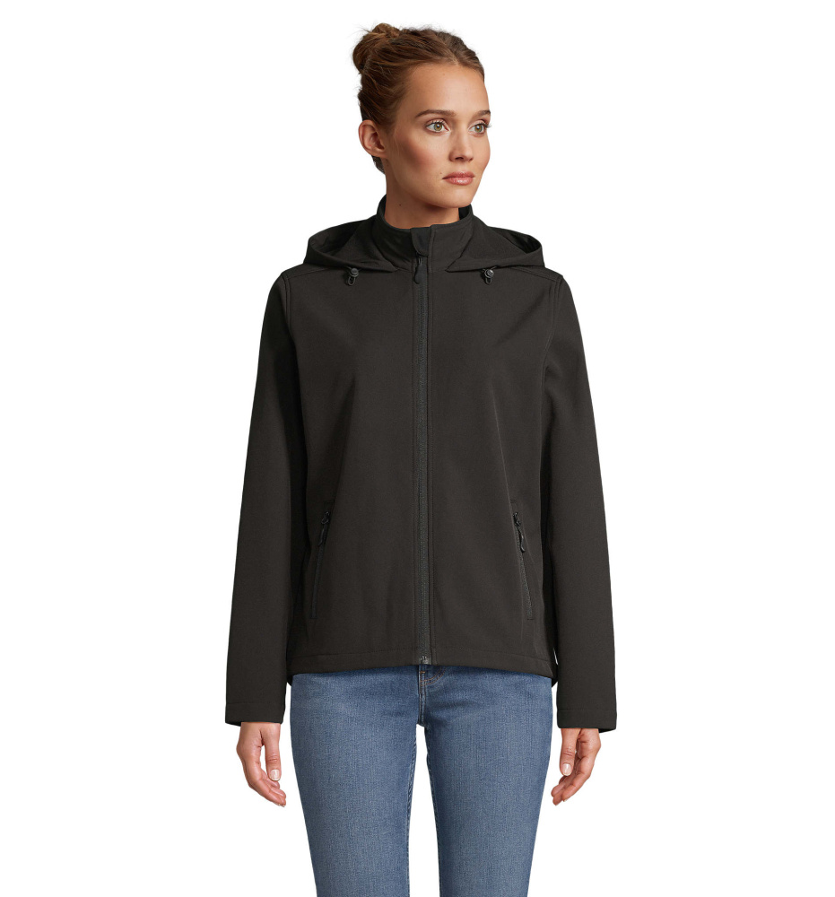 Лого трейд pекламные cувениры фото: RACE WOMEN HOODED JACKET