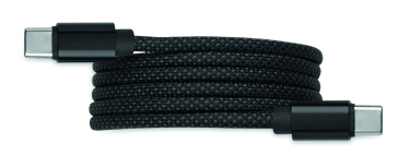 Логотрейд pекламные подарки картинка: Braided magnetic cable in RPET