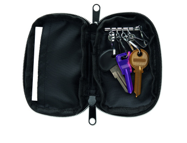 Логотрейд pекламные cувениры картинка: Key case in 300D RPET