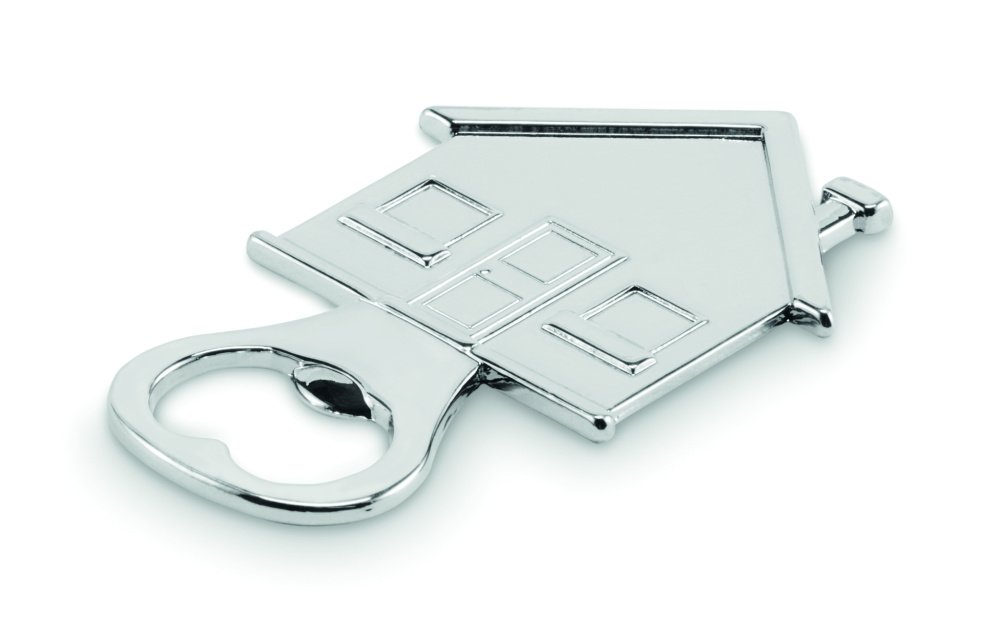 Лого трейд pекламные cувениры фото: House shape bottle opener