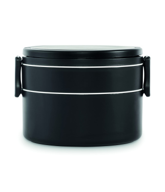 Логотрейд pекламные cувениры картинка: PP two-tier lunch box 950 ml