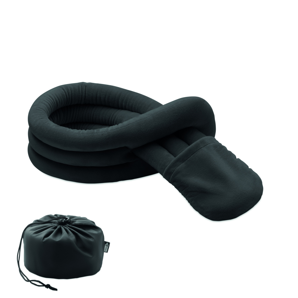 Лого трейд pекламные cувениры фото: Bendable roll travel pillow