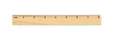Логотрейд pекламные продукты картинка: Wooden ruler 20cm